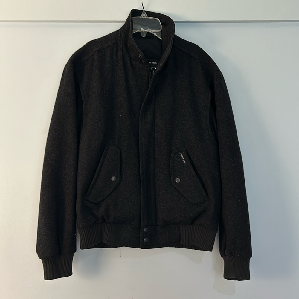 Charcoal Gray Members Only Jacket